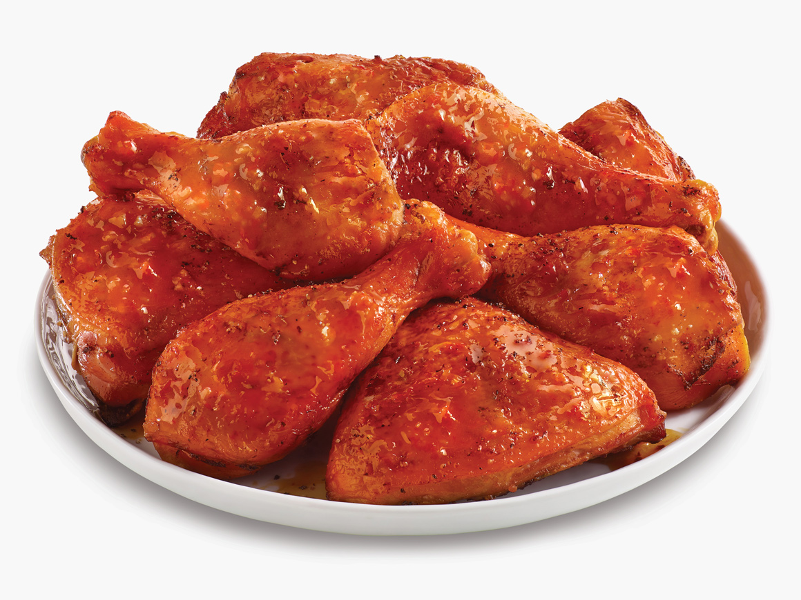 8 pieces of mango habanero chicken