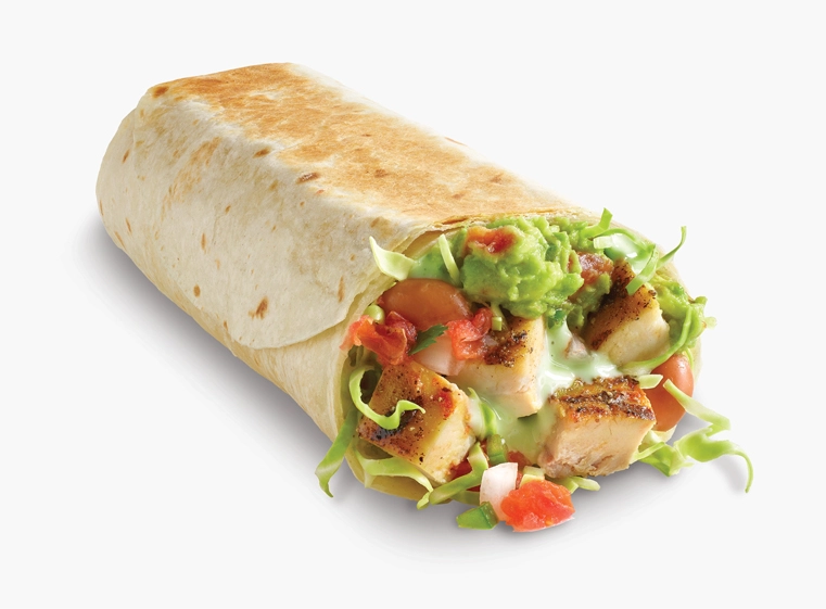 Guacamole Chicken Burrito